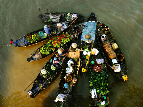 Marché flottant de Cai Rang  - ảnh 1