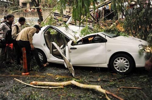 Inde : 9 morts et de dizaines de blessés à cause des bourrasques - ảnh 1