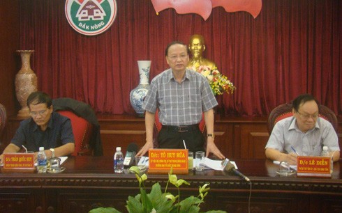 Déplacement du chef de la Commission centrale d’organisation à Dak Nong - ảnh 1