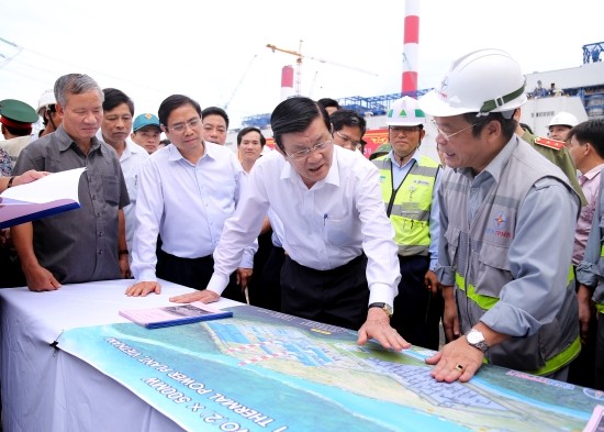 Le président Truong Tân Sang en visite de travail à Quang Ninh - ảnh 3