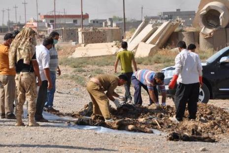 Irak: 35 cadavres retrouvés dans une ville reprise aux jihadistes - ảnh 1