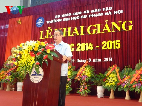 Nguyen Thien Nhan : L’avenir du pays est dans les écoles normales - ảnh 1