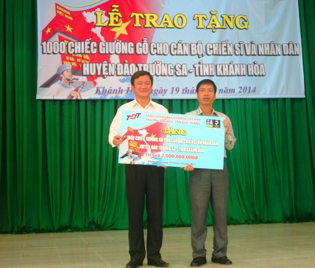 1 000 lits pour les soldats de Truong Sa - ảnh 1