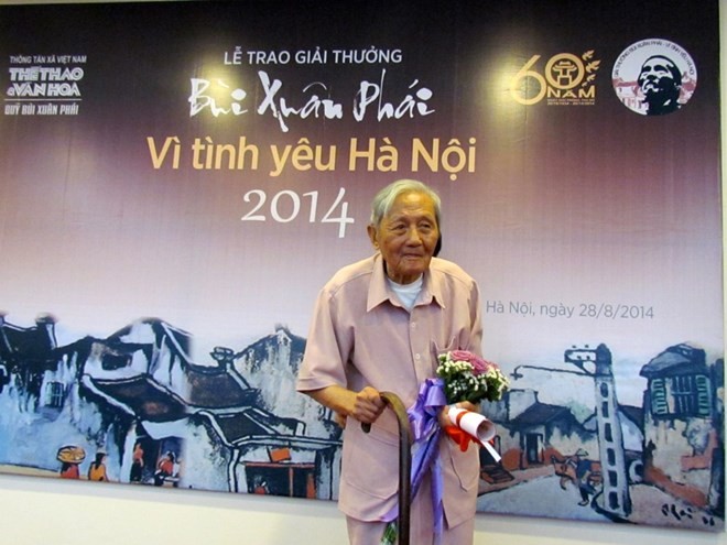 Vũ Tuân Sán et ses 100 ans d’attachement à Hanoï - ảnh 1