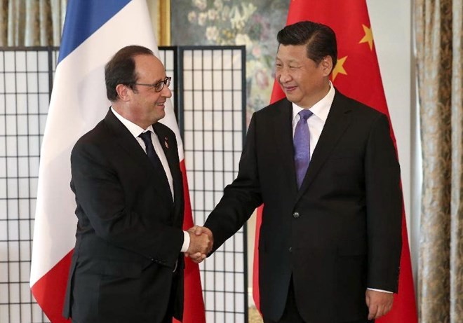 Rencontre à Brisbane entre le président chinois et français - ảnh 1