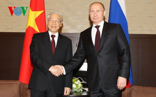 Nguyen Phu Trong rencontre Vladimir Poutine - ảnh 1