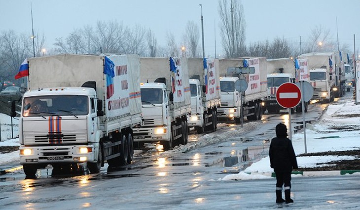9ème convoi humanitaire russe arrivé au Donbass - ảnh 1