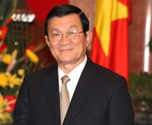 Le président Truong Tan Sang en visite au Cambodge - ảnh 1