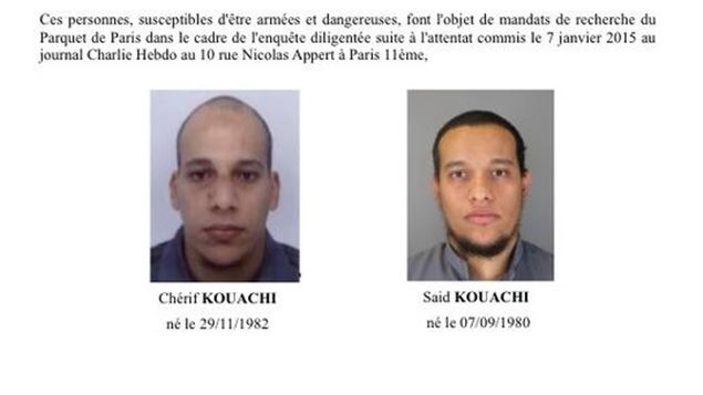 Charlie Hebdo: trois suspects ont été identifiés - ảnh 1