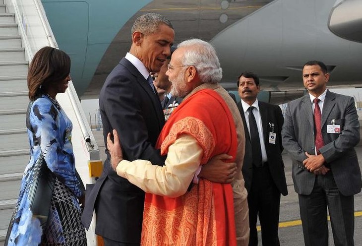 Barack Obama est arrivé en Inde pour une visite de trois jours - ảnh 1