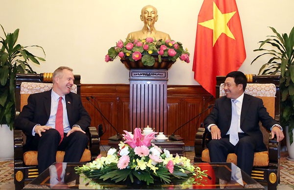 Pham Binh Minh reçoit l’ambassadeur américain Ted Osius - ảnh 1