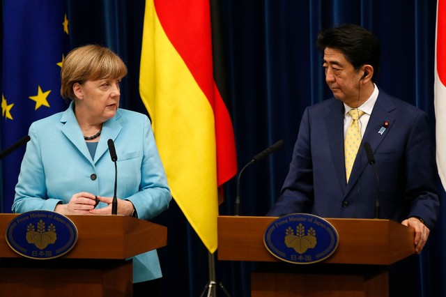 Angela Merkel en visite au Japon - ảnh 1