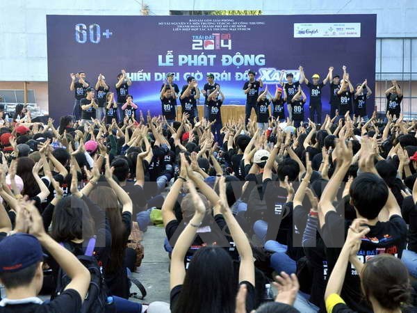 Ho Chi Minh-ville lance sa campagne « Heure de la Terre verte 2015 » - ảnh 1