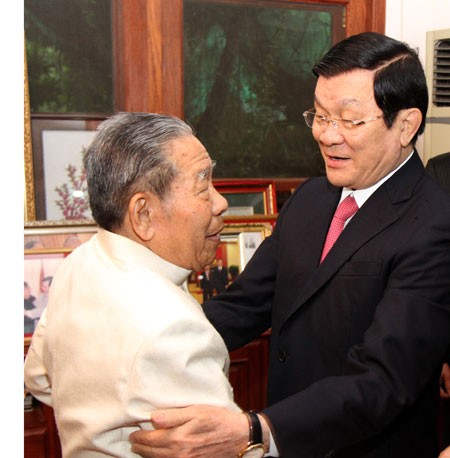 Activités du président Truong Tan Sang au Laos - ảnh 2