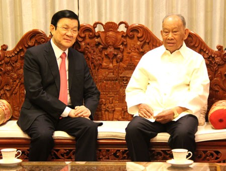 Activités du président Truong Tan Sang au Laos - ảnh 1
