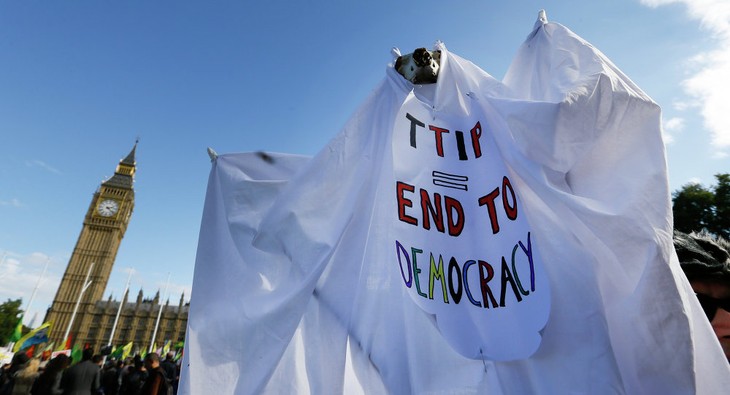 Accord TTIP: les Européens descendent dans les rues - ảnh 1