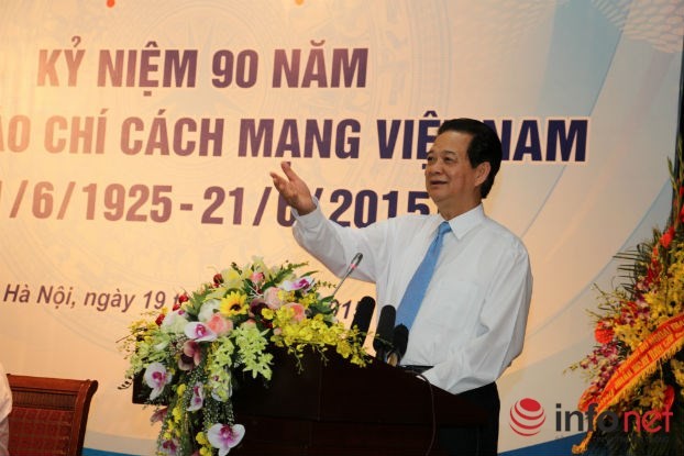 Le PM Nguyen Tan Dung rencontre les organes de presse - ảnh 1