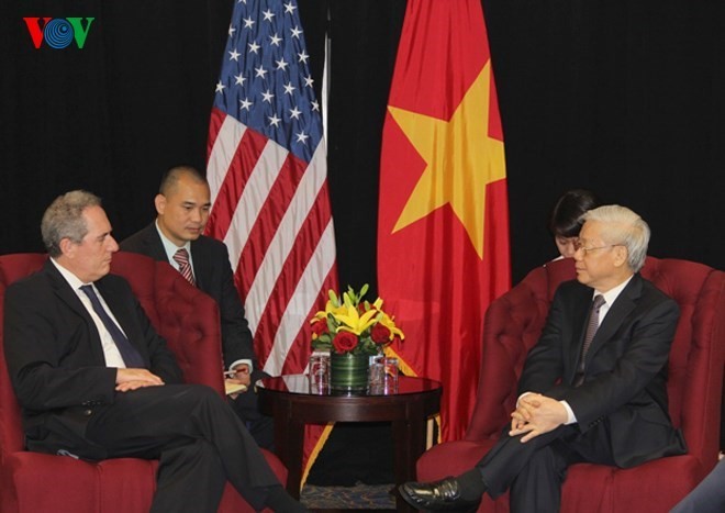 Nguyen Phu Trong termine sa visite aux Etats-Unis - ảnh 1