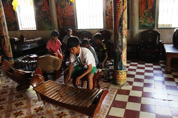 La pagode des chauves-souris, pagode des concerts de musique khmère - ảnh 4