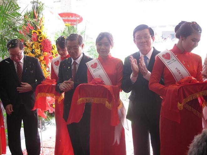 Inauguration du centre technique de l’Hôpital cardiologique de Ho Chi Minh-ville  - ảnh 1