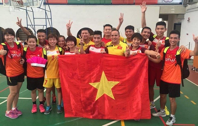 Deux médailles d’or pour le Vietnam au Championnat du monde de plumfoot - ảnh 1