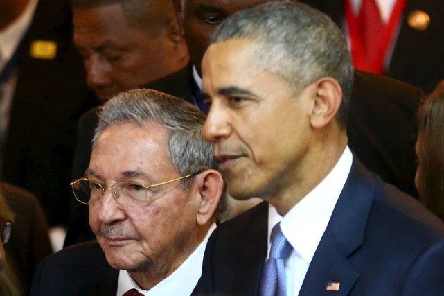Obama et Castro discutent de leur rapprochement - ảnh 1