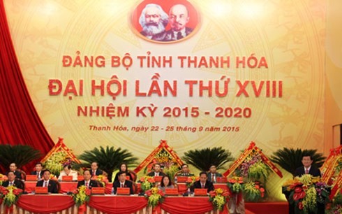 18ème congrès du comité du Parti pour la province de Thanh Hoa - ảnh 1
