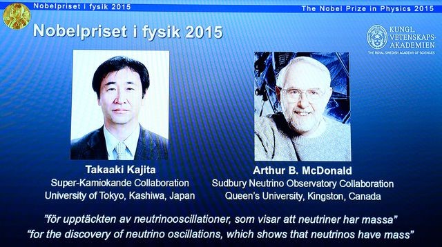 Nobel de physique 2015: Takaaki Kajita et Arthur McDonald récompensés - ảnh 1