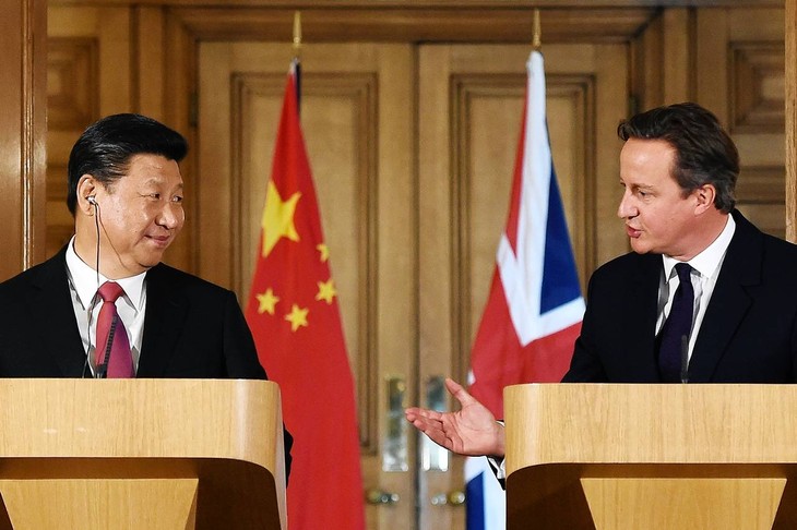 Entretien Xi Jinping-David Cameron à Londres - ảnh 1