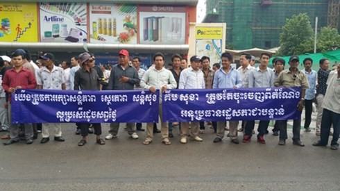 Cambodge: manifestation contre Kem Sokha - ảnh 1