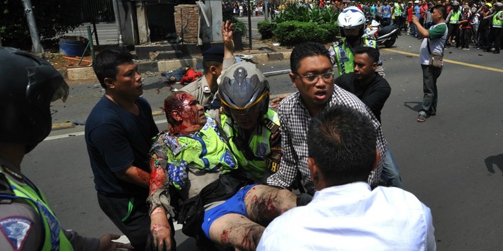 Indonésie : explosions et fusillade à Jakarta - ảnh 1