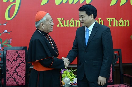 Nguyen Duc Chung reçoit des responsables religieux et des organisations sociales - ảnh 1