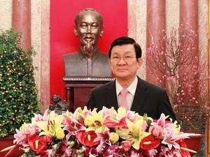Tet 2016 : Voeux du président de la République Truong Tan Sang - ảnh 1