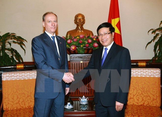 Pham Binh Minh reçoit le secrétaire du conseil de sécurité russe - ảnh 1