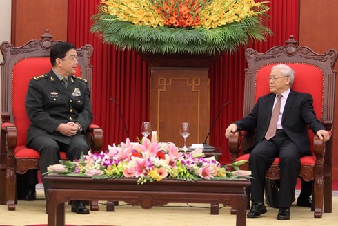 Nguyên Phu Trong reçoit le ministre chinois de la défense - ảnh 1