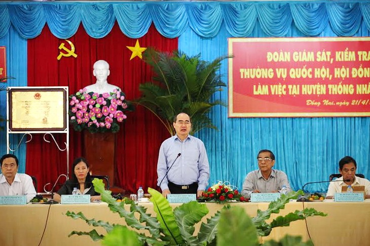 Déplacement du vice-président du Conseil électoral national à Dong Nai  - ảnh 1