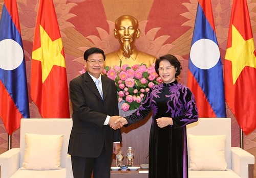 Le Premier ministre Laotien reçu par les dirigeants vietnamiens - ảnh 5