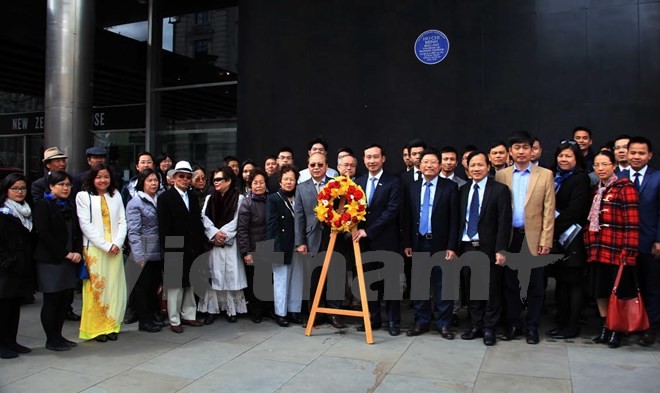Célébration du 126ème anniversaire du président Ho Chi Minh en Grande Bretagne - ảnh 1