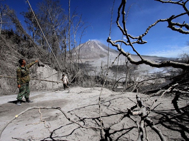 Indonésie: des villages engloutis par des vagues de cendres - ảnh 1