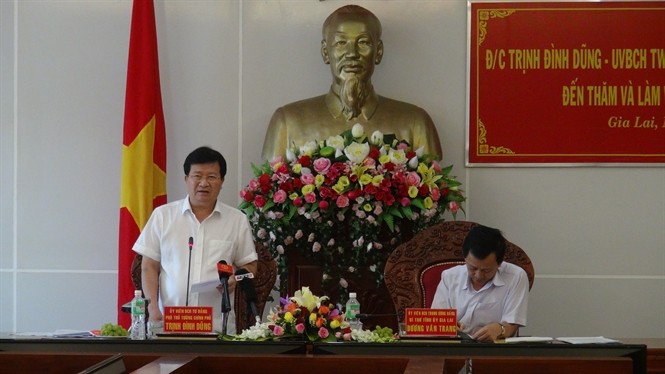 Déplacement du vice-Premier ministre Trinh Dinh Dung à Gia Lai - ảnh 1