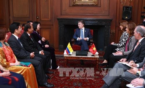 La vice-présidente vietnamienne en visite officielle en Colombie - ảnh 1