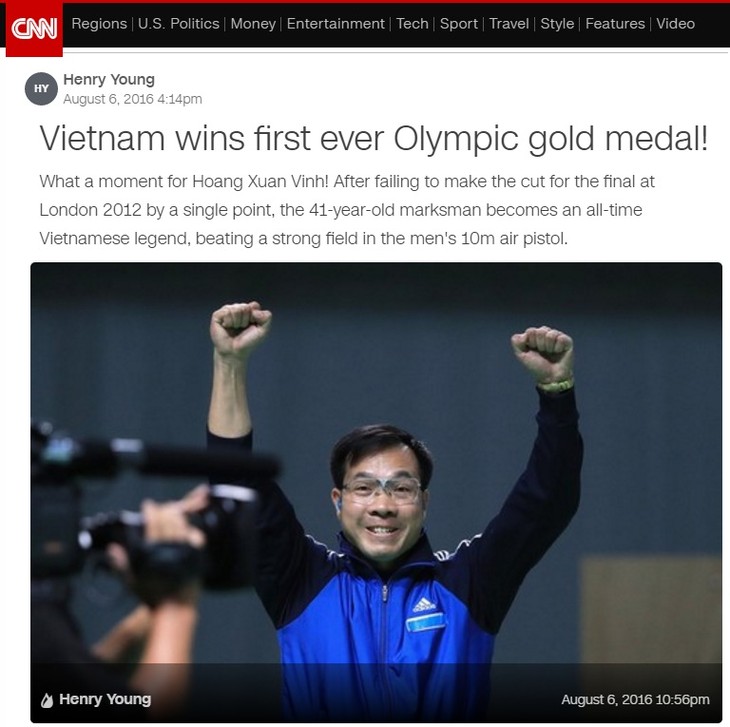 1ère médaille d’or du Vietnam aux Jeux Olympiques - ảnh 2