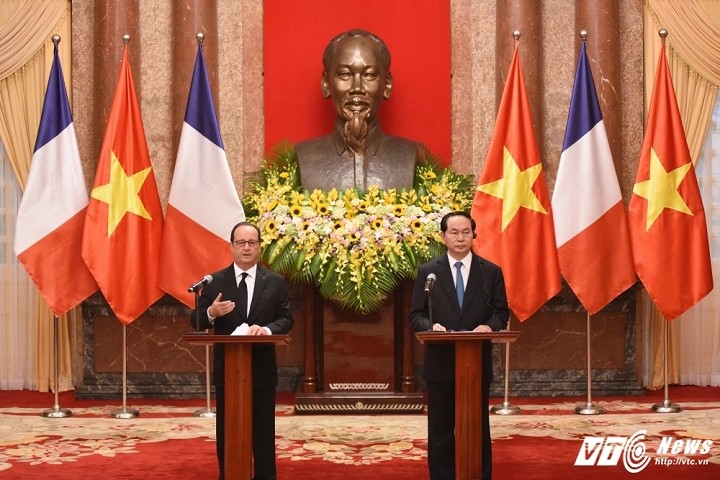 Conférence de presse commune Tran Dai Quang-François Hollande  - ảnh 1
