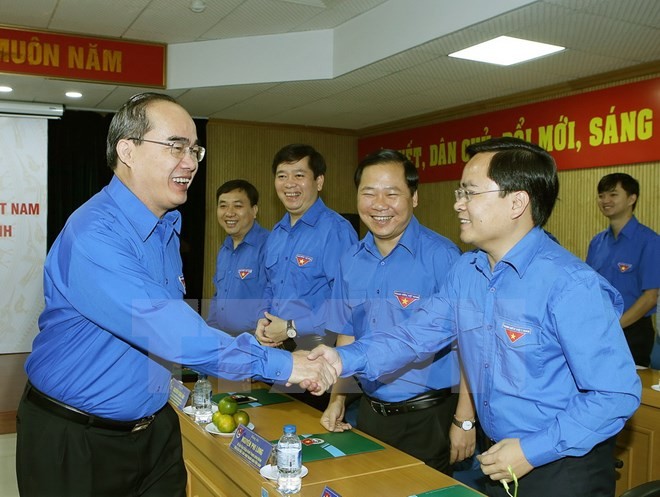 Nguyen Thien Nhan travaille avec l’Union de la jeunesse communiste Ho Chi Minh - ảnh 1