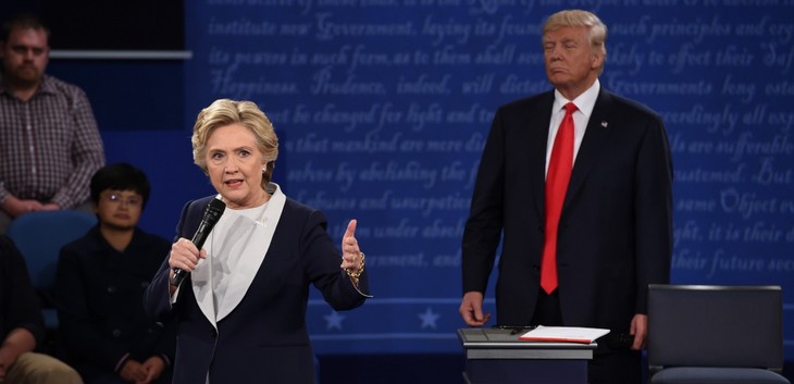 Second débat présidentiel américain entre Donald Trump et Hillary Clinton - ảnh 1