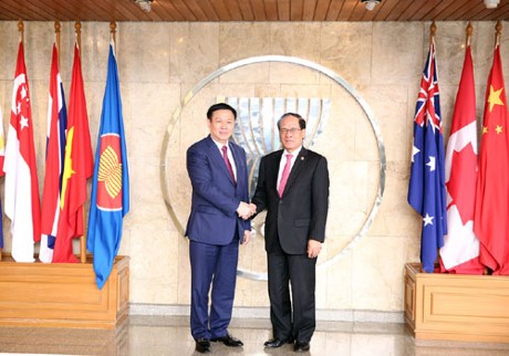 Vuong Dinh Hue rencontre le secrétariat de l’ASEAN  - ảnh 1