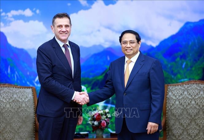 Pham Minh Chinh reçoit l'ambassadeur de Bulgarie au Vietnam - ảnh 1