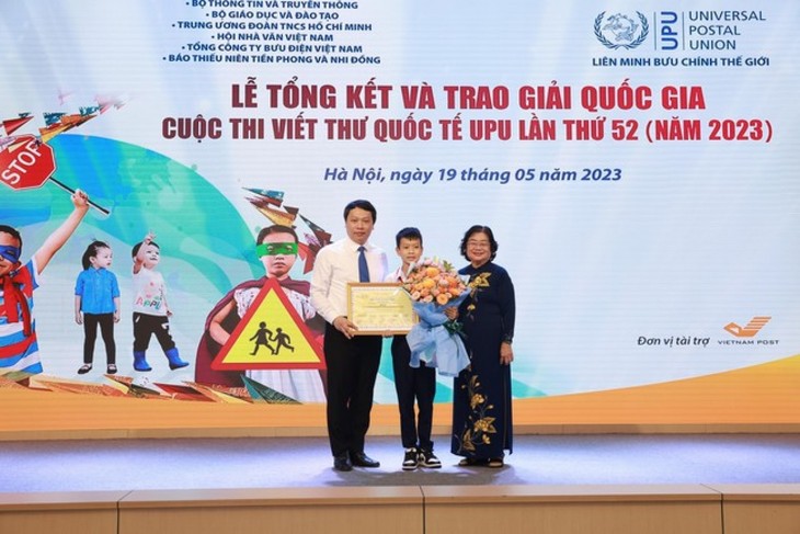 Vietnamese student wins UPU international letter writing competition - ảnh 1