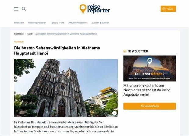 Hanoi's architecture highlighted on German travel site - ảnh 1