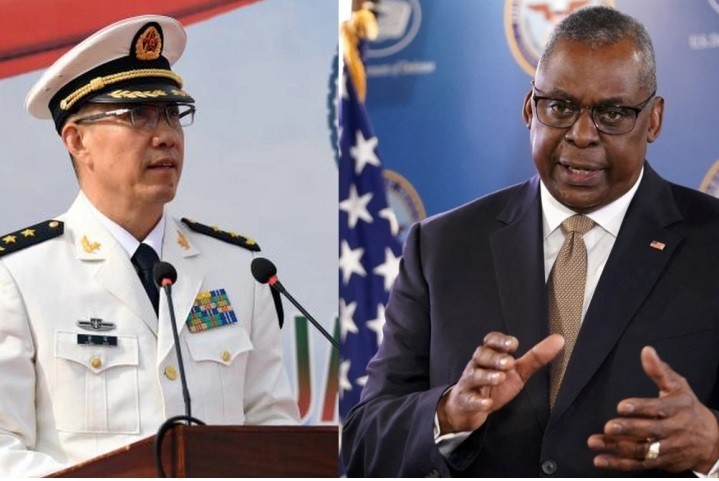 US, Chinese defense chiefs to hold 1st in-person talks since 2022  - ảnh 1
